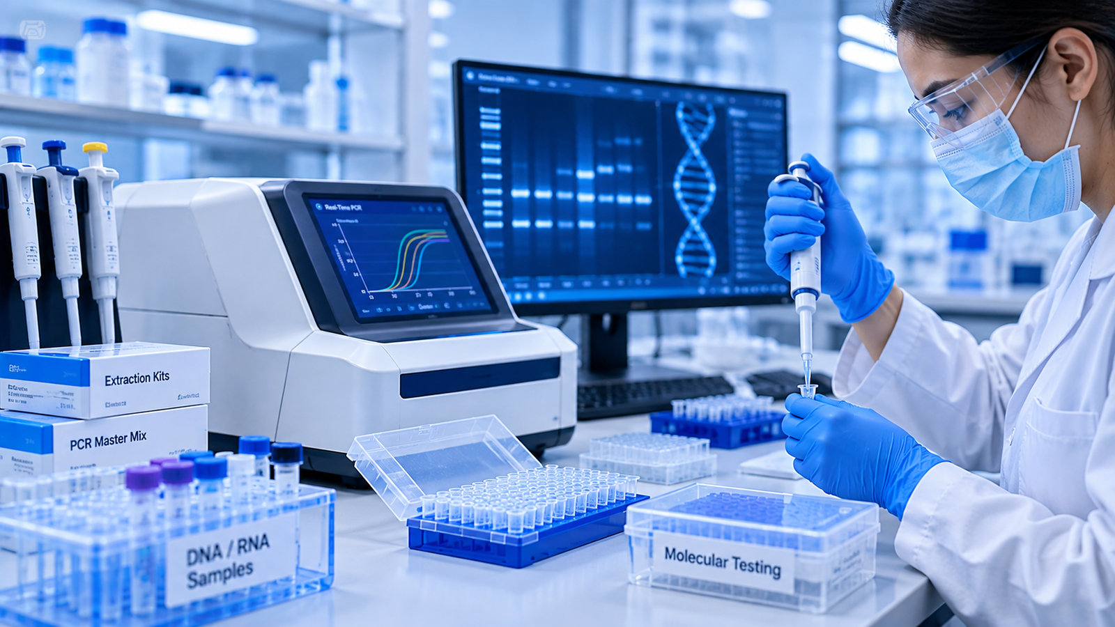 Molecular diagnostic testing laboratory